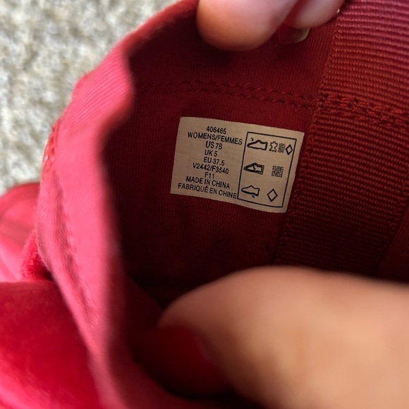 Land’s End like new women’s red suede insulated winter boots size 7 - Picture 7 of 8